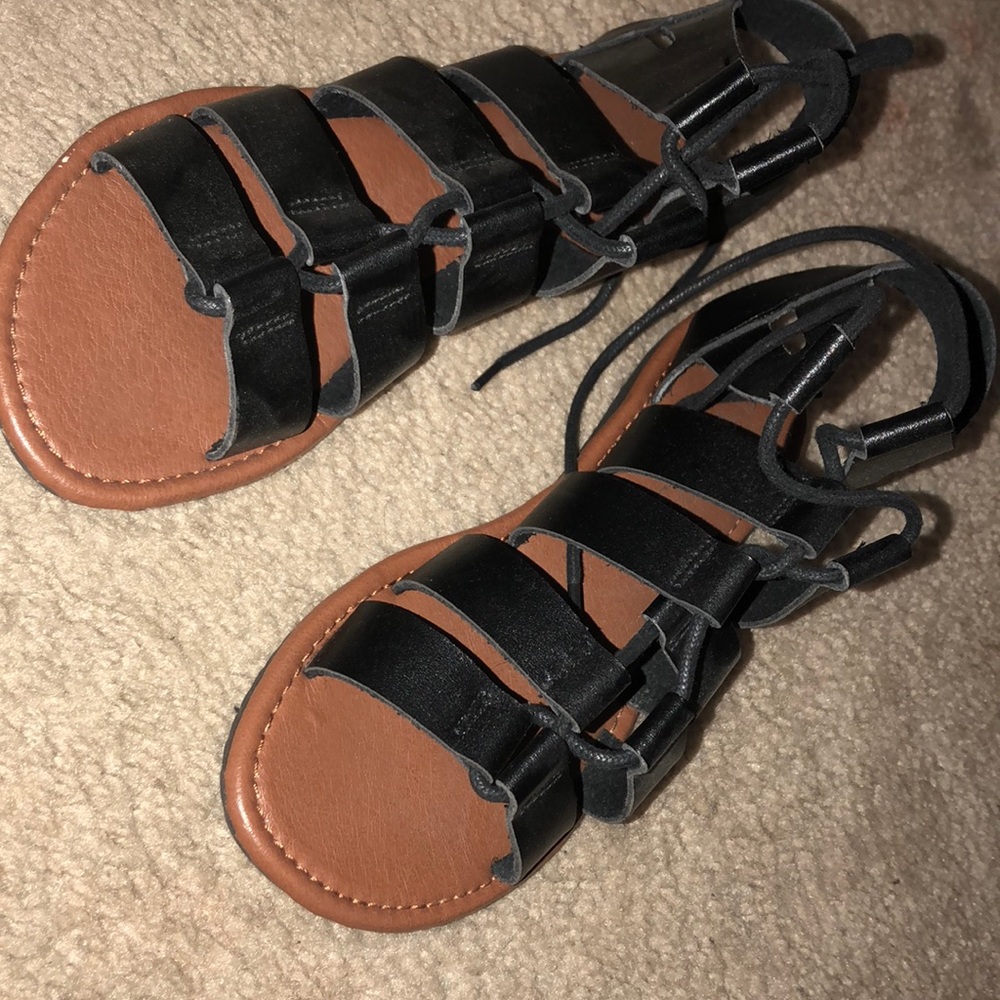 Black sandals